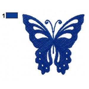 Butterfly Night Embroidery Design